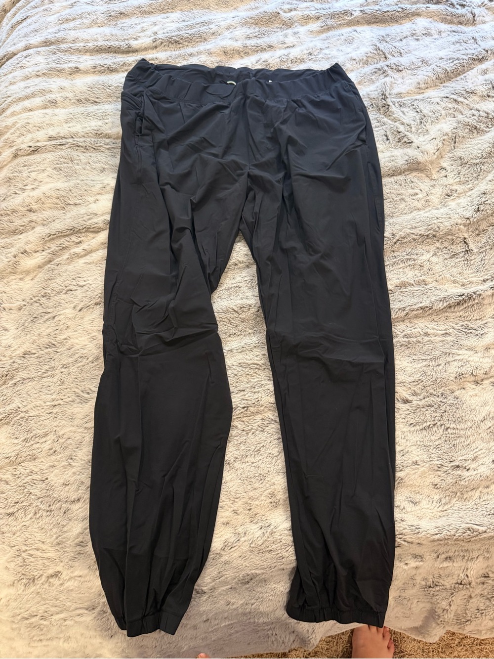 all in motion Black Men's Lightweight Jogger Pants